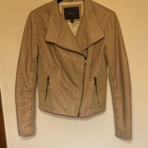 Marc New York Women's Tan Leather Jacket